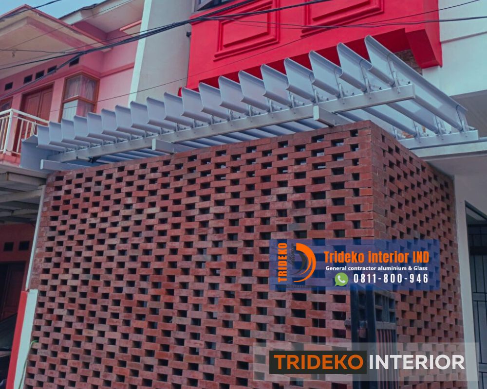 harga aluminium louvre per m2