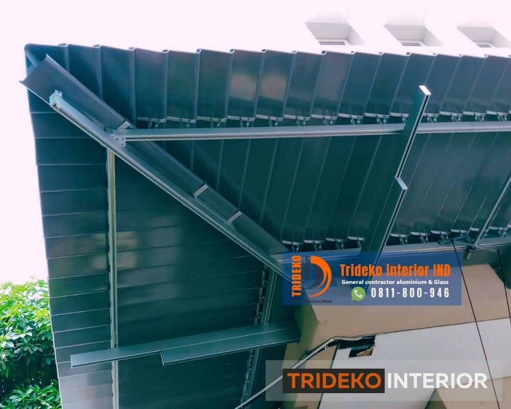 Atap Teras Sunlouvre Sistem Buka Tutup 3 Atap Teras Sunlouvre Sistem Buka Tutup